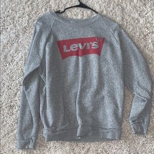 Levi’s grey crew neck; size women’s medium